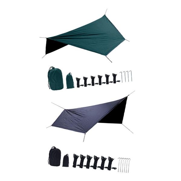 

tents and shelters hammock waterproof rain tent tarp lightweight portable ripseasily fold sun shelter uv protection with carry bag
