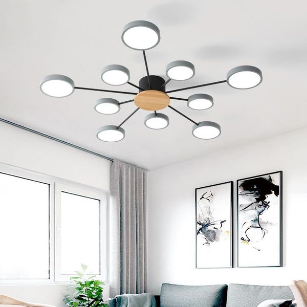 

chandeliers modern decoration led chandelier for living room dining kitchen bedroom gray home indoor lighting ceiling pendant lamp