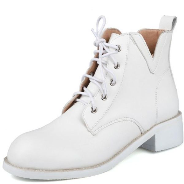 

boots fanyuan shoes plus size 31-48 women ankle fashion cross strap high heel winter woman short boot office lady footwear, Black