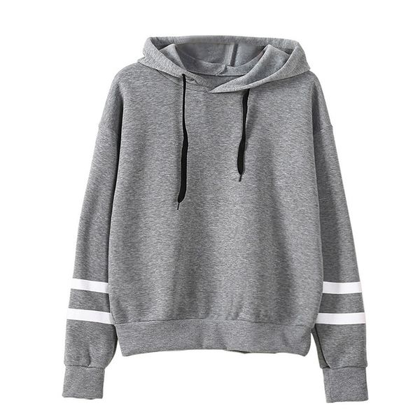 

street hooded loose long pullover sleeve print 8955, Black