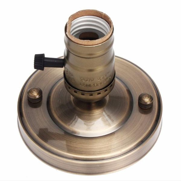 

lamp holders & bases e26 edison retro holder small ceiling lighting base metal