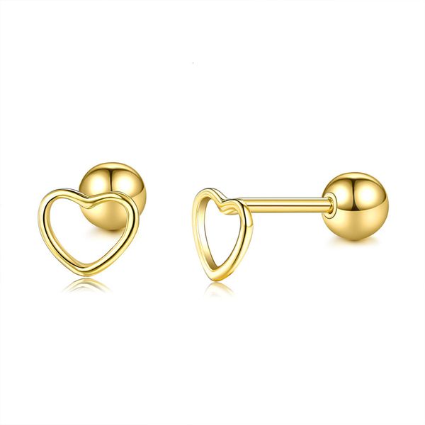 

s925 silver earrings for women, japan and south korea, Golden