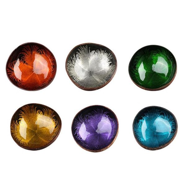 

bowls 3 pack natural coconut shell bowl storage candy container nuts holder home handicraft decoration