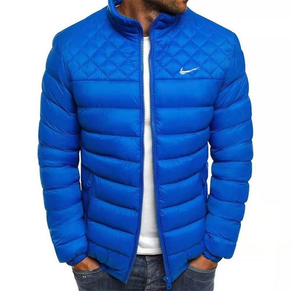 

men's jackets 2021 down jacket winter standing collar short cotton light weight outerwear, Black;brown