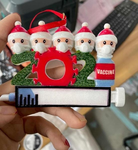 

dhl delivery resin 2021 christmas decoration birthdays party gift product personalized family of 4 ornament pandemic diy resin accessories w