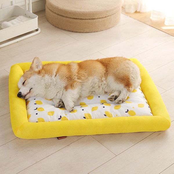 

kennels & pens dog bed sleeping sofas beds for dogs soft cushion breathable cool mat nest cama para cachorro puppy house mats
