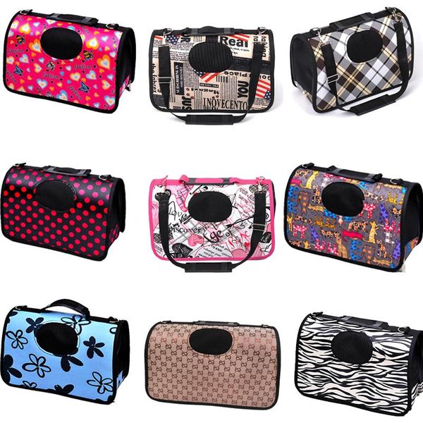 

portable travel pet dog carrier handbag winproof puppy cat carrying outdoor bags for dogs cats mesh shoulder bag pets products car seat cove