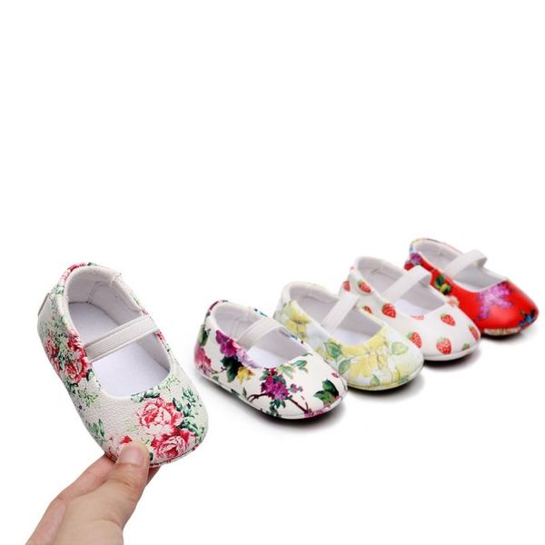 

first walkers #ew floral print casual shoes for toddler kids baby girl cute shallow walk elastic band soft sole zapatos niÃ±a