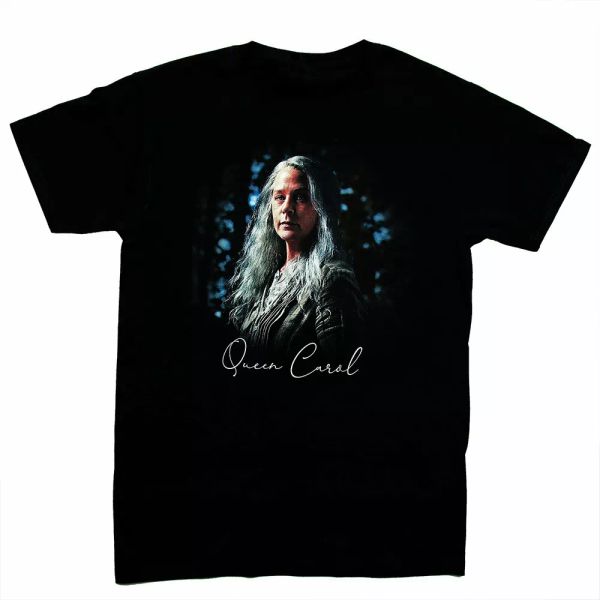 

the walking dead carol t shirt, White;black