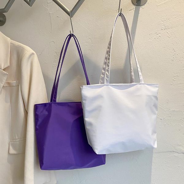 

cross body fashion women casual tote pure color oxford cloth handbags shoulder shopping big handbag female bag