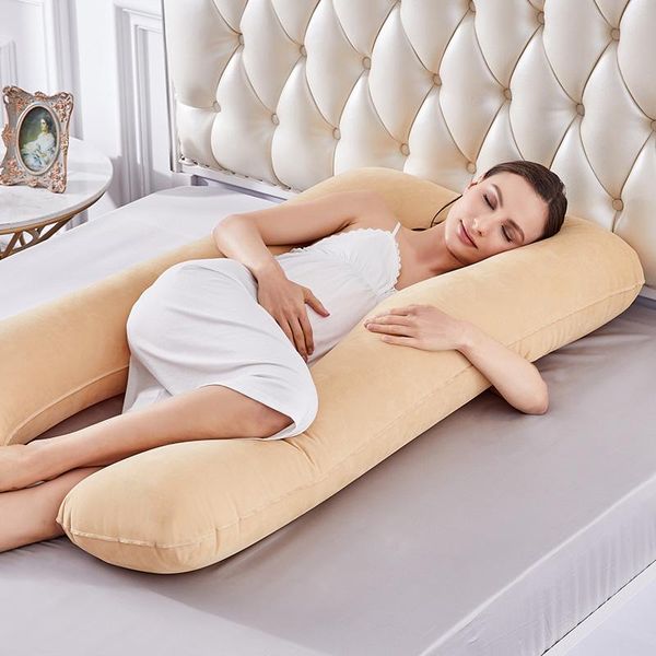

pillow creative inflatable u sleeping support for pregnant women maternity full body side sleeper home textile