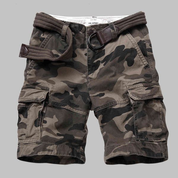 

men's shorts streetwear camouflage cargo men casual military army style loose baggy pockets male clothes sweatpants 4xl fawu, White;black