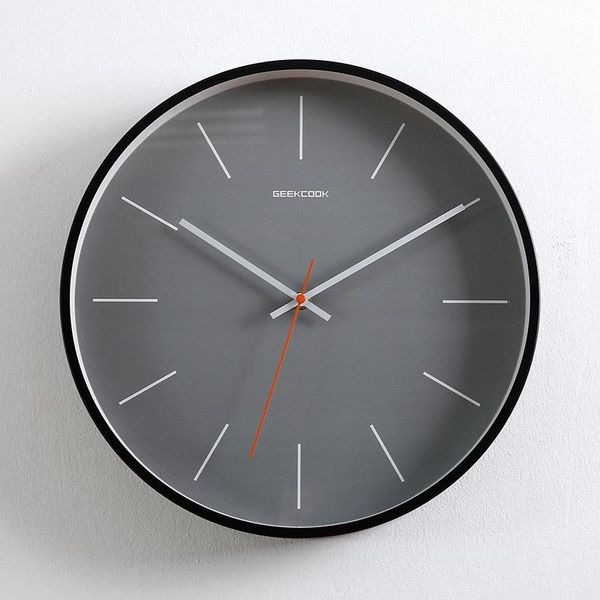 

wall clocks nordic creative clock mute minimalist kitchen living room round orologio casa home decor modern design dd50wc