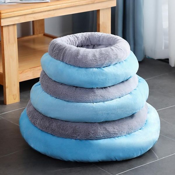 

kennels & pens super soft pet dog cat bed kennel round sofa cushion pad sleeping mat for small medium dogs