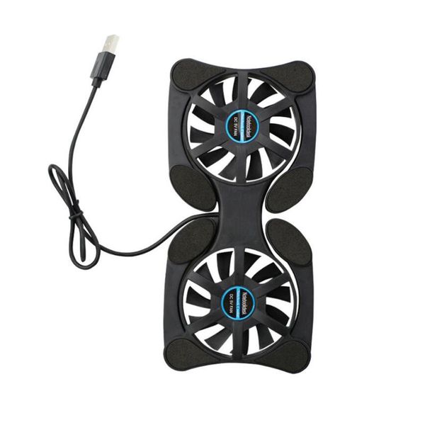 

cooling fan for 14inch lapfoldable double fans cpu cooler mini ocs notebook pad stand pads