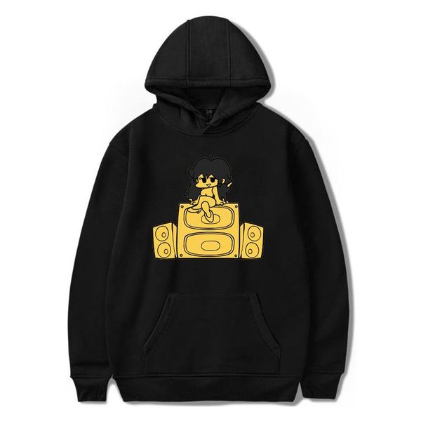 

game friday night funkin hoodies oversized youthful hip hop streetwear sweatshirt harajuku women/men hooded clothes men's & sweatshirt, Black