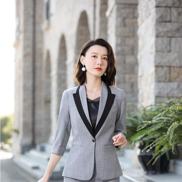 

women's suits & blazers formal business blazer coat ol styles summer jackets for women ladies office outwear plus size 5xl, White;black