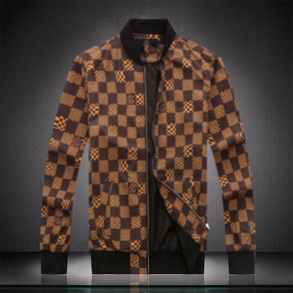

m-3xl all new mens jackets long sleeve windbreaker windrunner men zipper waterproof jacket face north hoodie coats clothes, Black;brown