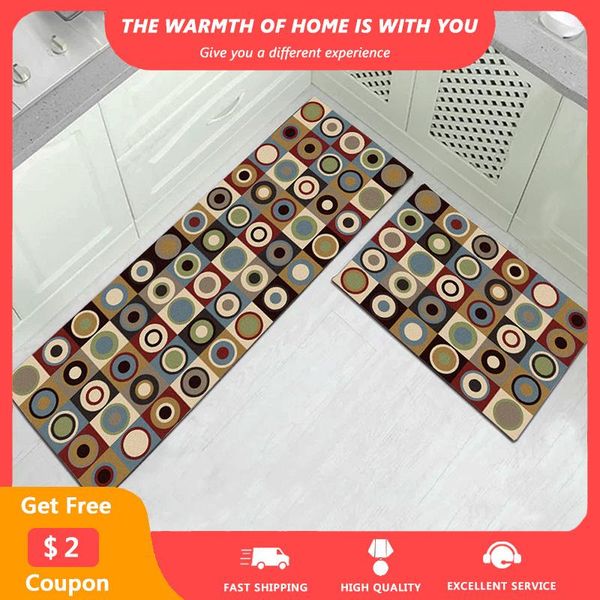 

carpets long kitchen mats 2pcs non-slip bathroom bedside mat european nordic area rug water oil absorption hallway balcony floor