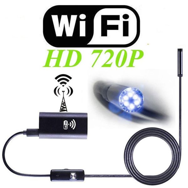 

1m/3.0m/5m/7m/10m wifi 8mm mini waterproof soft cable hd 720p resolution adjustable for smartphone universal ip cameras