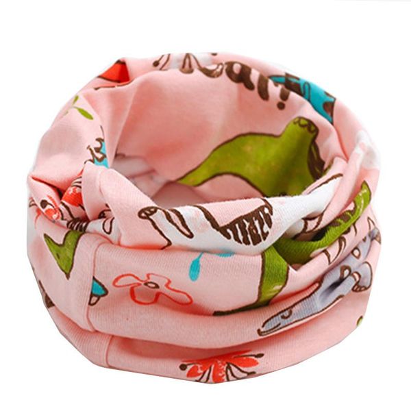 

scarves & wraps 2021 autumn winter children cotton scarf baby kids cartoon boys girls o ring child collar magic neckerchief, Red;brown