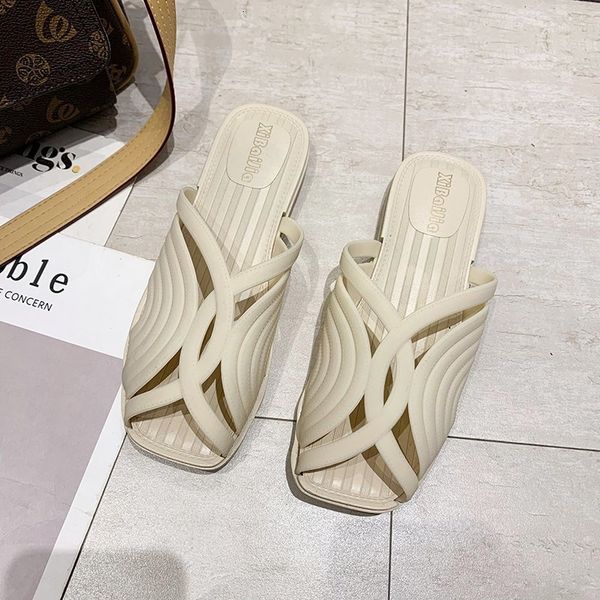 

sandals women slippers slides summer open toe flat casual shoes leisure sandal female beach flip flops pantuflas mujer mv5k, Black