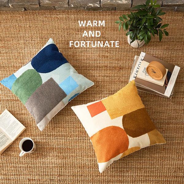

cushion/decorative pillow nordic cushion cover geometric 45*45 sofa decorative case for living room throw home decor