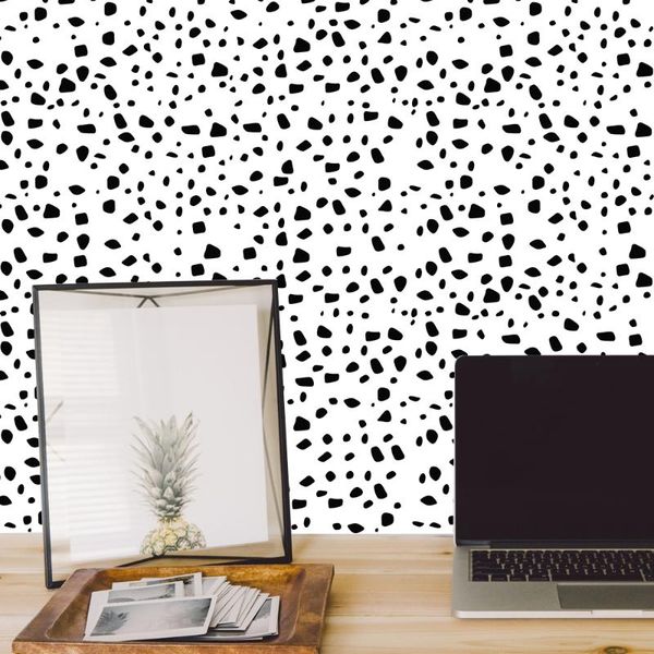 

wallpapers terrazzo on white modern art furniture decal wallpaper living room adhesive wall paper waterproof stickers for cabinet desk
