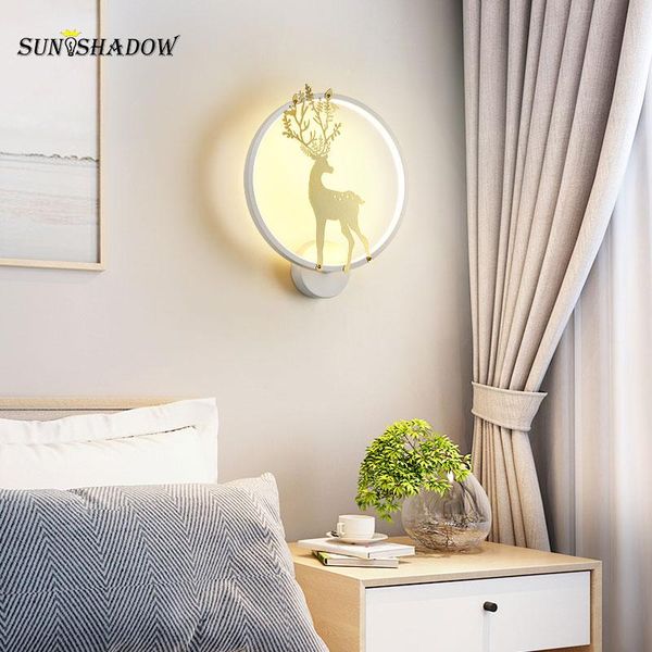 

wall lamps metal lustre led light modern indoore lamp home for living room bedroom bedside dining simplicty decoration