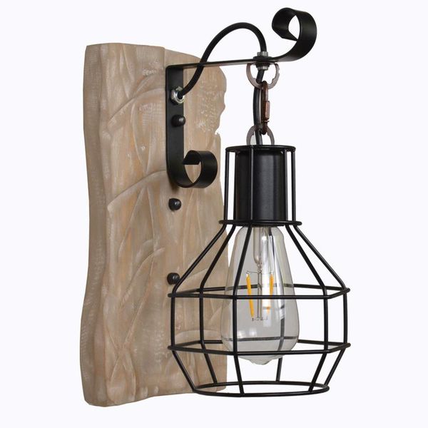 

nordice vintage nordic decoration home stone iron glass ball corridor wall lamp living room aisle