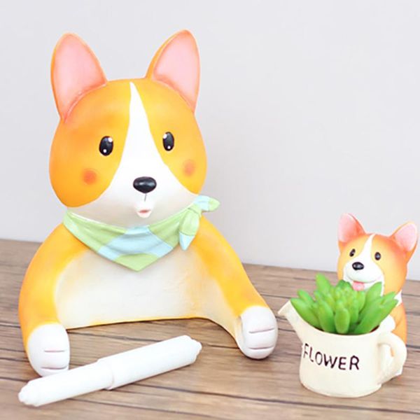 

american resin cute puppy paper towel rack wall-mounted household roll box toilet waterproof holder ofpunching holders