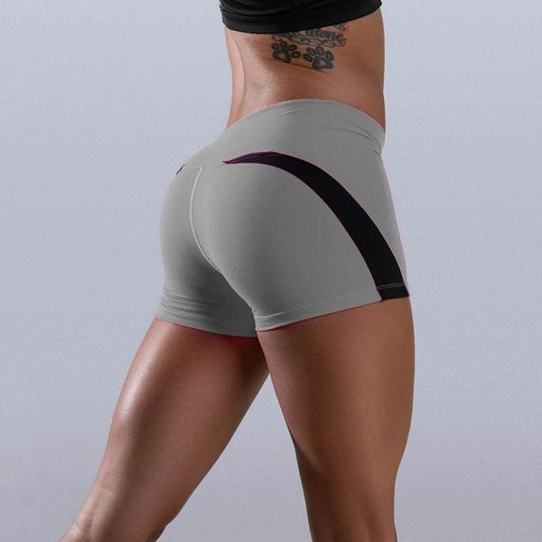 

yoga outfit seamless sports shorts for women hip push up short leggings high waist gym scrunch buworkout fitness #t1p