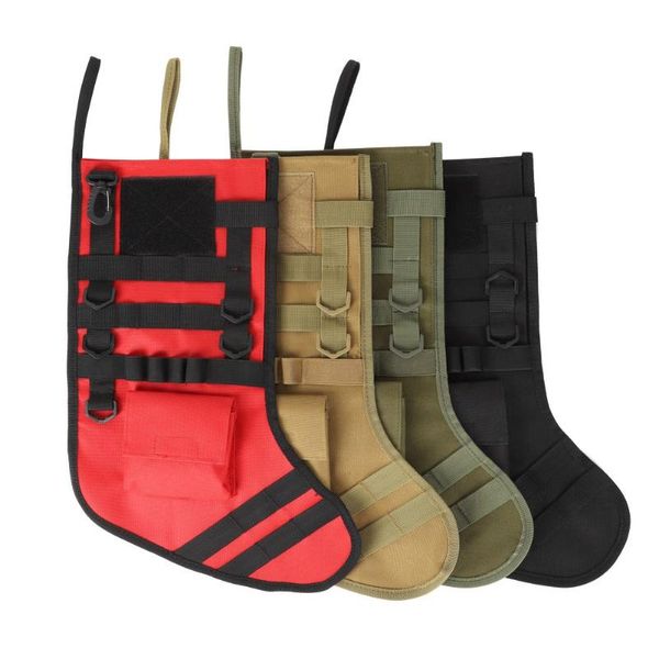 

outdoor bags multifunctional christmas stocking with gear webbing bag
