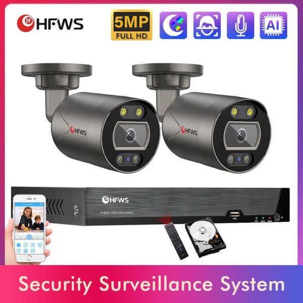 

wireless camera kits security system poe 5mp 8mp video surveillance set 4ch nvr kit cctv recording outdoor ip