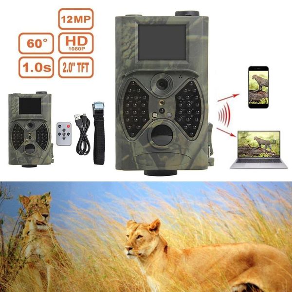 

hunting cameras hc-300a hd 1080p 12mp camera video scouting night vision leds trail wildlife animal trap drop