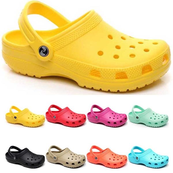

405 hotsale fashion Sandals Slip On Casual Beach Waterproof Shoes men Classic Nursing Clogs Hospital Women Slippers Work Medical, 1 36-42