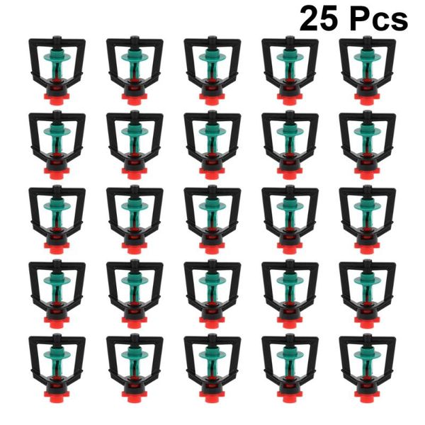 

watering equipments 25pcs rotateable garden outdoor nozzle mist plug-in inverted micro-sprinkler
