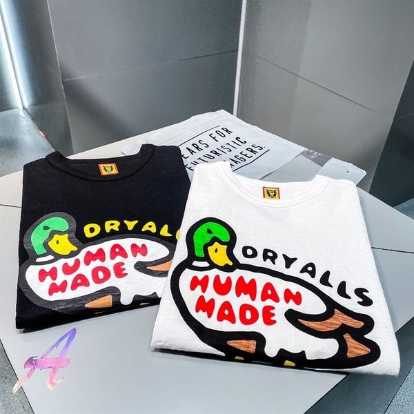 

men's t-shirts dry alls human made t shirt harajuku graphic tshirt japanese streetwear duck teed humanmade t-shirt tees, White;black