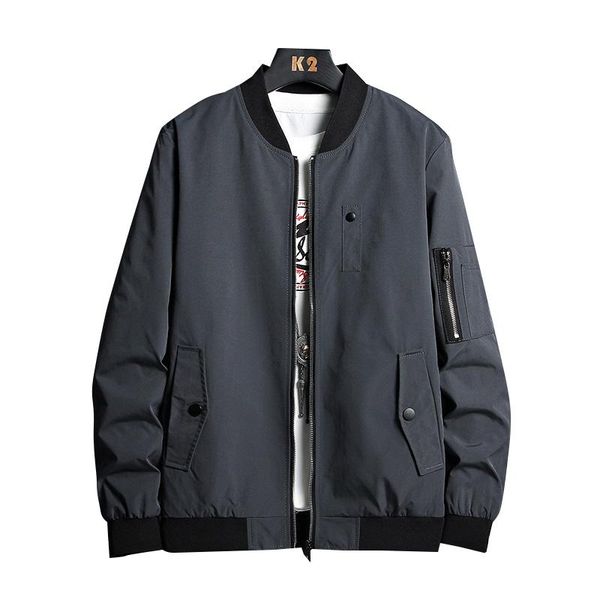 

men's jackets mens spring autumn casual fashion bomber jacket men overcoat baseball coats, Black;brown