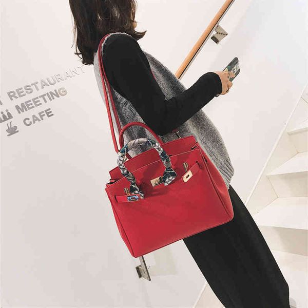 

simple western style women's 2021 new korean versatile cross net red shoulder bag fashion handbag