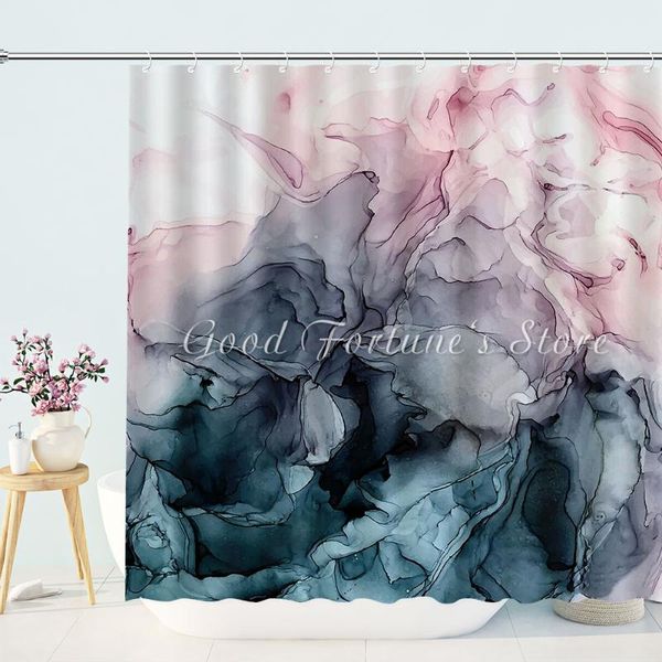 

shower curtains abstract watercolour textures curtain