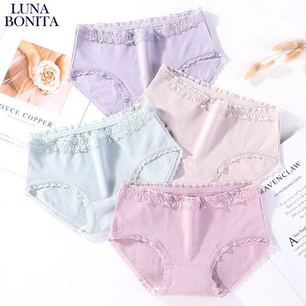 

women's panties seamless large size underpant high rise cotton fabric underwear skin friendly lingerie soft comfortable briefs, Black;pink