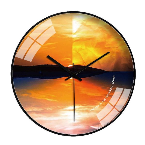 

wall clocks nordic art clock simple creative luxury silent living room watch modern design horloge mural home kitchen decor mm60wc