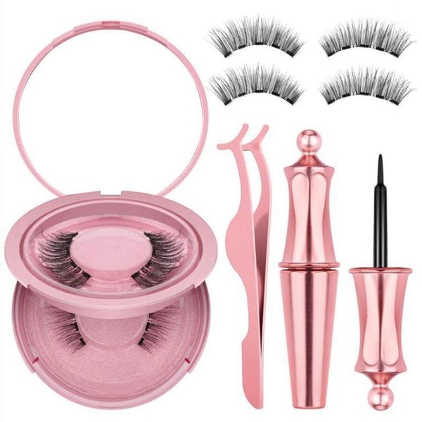 

netic false eyelashes liquid eyeliner pen set glue eyelashes1