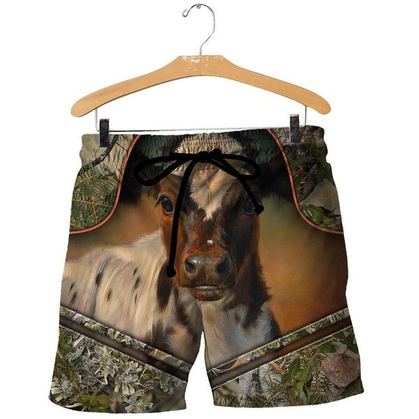 

men's shorts beautiful horse 3d full body printing fashionable beach casual daily, White;black