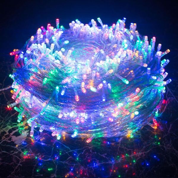 

strings outdoor christmas lights 10m 20m 30m 50m 100m led string fairy holiday decoration for wedding party tree garland