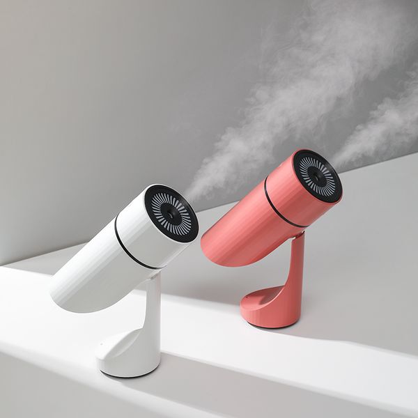 

90 degree rotate mini air humidifier portable ultrasonic 1000mah usb battery rechargeable car mist maker humidifiers with light