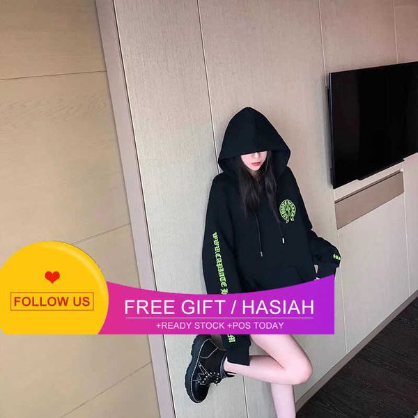 

ch years ~ of crosin limited 21 fluorescent green luminous sanskrit hoodie[finished on may 18], Black