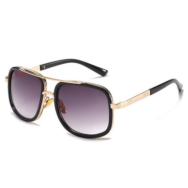 

sunglasses 2021 classic retro luxury square big frame for women men brand design male fashion outdoor driving travel sun glasses, White;black