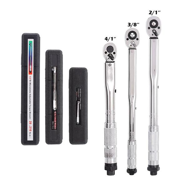 

hand tools 1/2"3/8"1/4" torque wrench positive negative two-way adjustment spanner auto repair 5-250 nm key